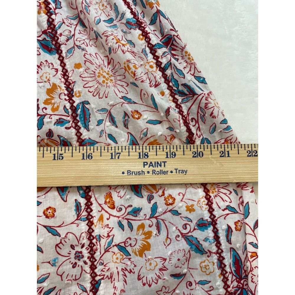 Poupette St Barth Carine Maxi Dress S Floral Halter Tiered Pockets Cottagecore - Picture 13 of 16